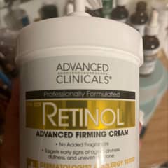 Crème Corporelle Au Rétinol Advanced Clinicals - Anti-âge, Raffermissante & Anti-imperfections 454g