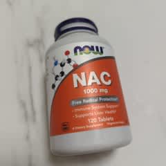 Now Foods - NAC（N-アセチル-L-システイン）1,000mg、タブレット120粒 L-アルギニン、成分量2倍、1,000mg、タブレット120粒