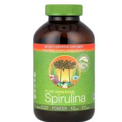 ピュアHawaiian Spirulina（ハワイアンスピルリナ）、粉末、454g（16