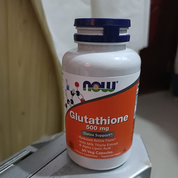 now foods glutathione 500 mg 120 veg capsules NOW Glutathione Supplement, 500 mg, 30 Veg Capsules, Detoxification, Immune  Support main image 0