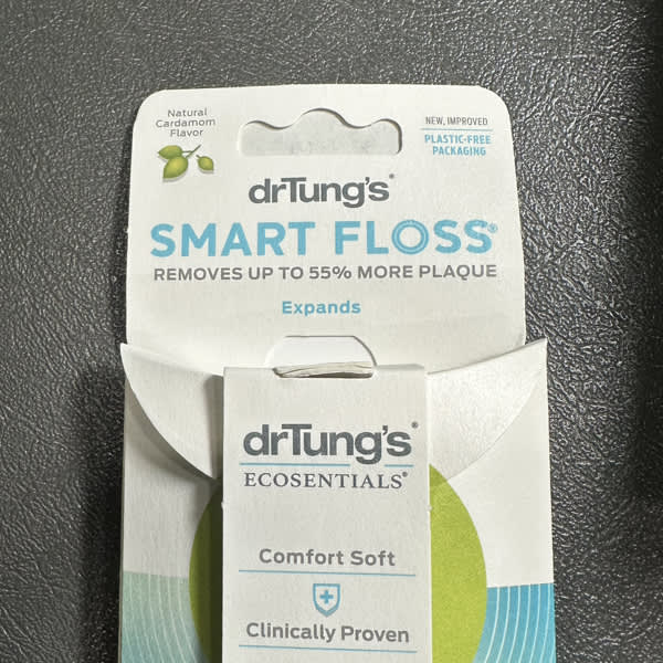 Dr. Tung's Smart Floss, 30 Yds, Natural Cardamom Flavor 1 Ea Colors May Vary (Pack Of 3