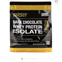 スポーツ、ホエイ プロテイン アイソレート、ダークチョコレート、2.27 