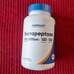 120,000 Units Nutricost Serrapeptase 120,000 SPU, 120 Capsules - Gluten Free, Non-GMO, And Vegetarian Friendly Magnesio E Potassio Forte - Foto 4