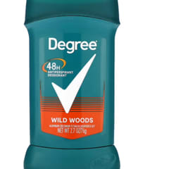 【2個】Degree ディグリー　ワイルドウッズ　デオドラント　制汗剤 48 Hour Antiperspirant Deodorant、ワイルドウッズ、76g（2.7オンス）