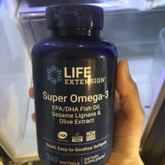 スーパーオメガ３サプリメント120粒✕３個 LIFE EXTENSION Life Extension スーパーオメガ3 EPA/DHA 120粒 3本セット : BSD