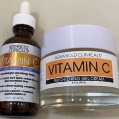 Crème Gel éclaircissante à La Vitamine C Advanced Clinicals - 74 Ml - Pour Tous Types De Peau - Neuf