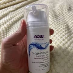 ナウフーズ ソリューションズ　プロゲステロンクリーム　無香料85ｇ×3本 Solutions, Progesterone from Wild Yam, Balancing Skin Cream