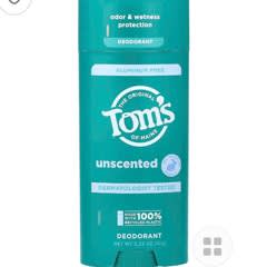Tom's of Maine Deodorant ２本　他 Aluminum Free Deodorant、無香料、92g（3.25オンス）