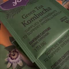 Yogi Green Kombucha Tea – 4 Packs Of 16 Bags (64 Total) – Organic & Delicious