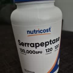 Nutricost Serrapeptase 120.000 SPU - 120 Capsule, Integratore Enzimatico Per Benessere Generale