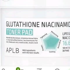 Page 1 - Reviews - APLB, Glutathione Niacinamide, Toner Pad, 60 Pads, 3.38 fl oz (100 ml) - iHerb Page 1 - Reviews - APLB, Glutathione Niacinamide, Toner Pad, 60 Pads, 3.38 fl oz (100 ml) - iHerb