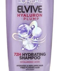 Shampoing L'Oréal Elsève Hyaluron Purifiant 72h - 300ml, Neuf, Pour Tous Cheveux