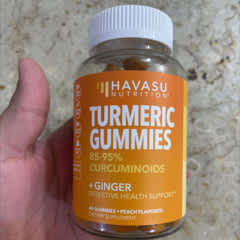 Leckere Kurkuma-Ingwer-Gummis – 990mg Kurkuma & 500mg Ingwer – Pfirsichgeschmack – 60 Vegane Gummis Für 1 Monat – Ohne Künstliche Farbstoffe Leckere Kurkuma-Ingwer-Gummis – 990mg Kurkuma & 500mg Ingwer – Pfirsichgeschmack – 60 Vegane Gummis Für 1 Monat – Ohne Künstliche Farbstoffe