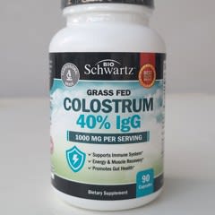 グラスフェッド初乳40％IgG（免疫グロブリンG）、90粒（1粒