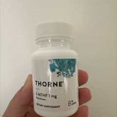ページ 1 - レビュー - Thorne （ソーン）, 5-MTHF, 1 mg, 60カプセル