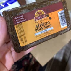 Okay African Black Soap – 5,5 Unzen, Mit Sheabutter & Natürlichen Ölen, Für Alle Hauttypen