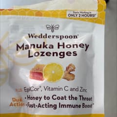 マヌカハニー ロゼンジ、レモン ジンジャー、74g（2.6オンス）