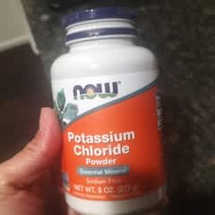thumbnail image 2 of NOW Foods Potassium Chloride Powder – 363 Mg – 8 Oz – Electrolyte Supplement 2 of 6