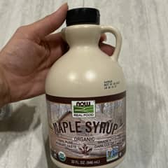 オーガニックメープルシロップ、グレードA、ダークカラー、16 fl oz