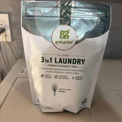 3イン1洗濯用粉洗剤ポッド、ベチベル、60回分、960g（2ポンド2オンス）