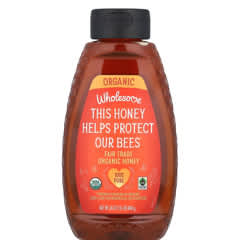 HONEY☆様 非加熱＋無ろ過オーガニック ホワイトハニー、454g（16オンス）