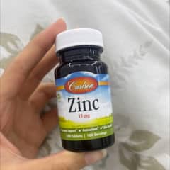 亜鉛、15mg、タブレット100粒