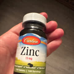 亜鉛、15mg、タブレット100粒