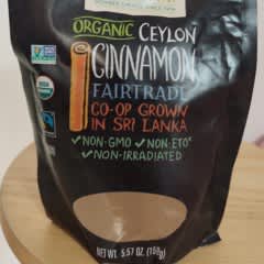 オーガニックFairtrade（フェアトレード）セイロンシナモン、158g