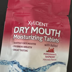 キシリトール配合、Dry Mouth Moisturizing Tablets、ザクロ