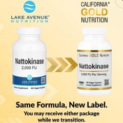 GH Nattokinase | 120 Natto Capsules - Highly Effective Extract With 2000 FU Per Serving Of Fermented Soybeans | Nattokinase Capsules | GMO, Gluten And Allergen-free | Made In The UK - Foto 2