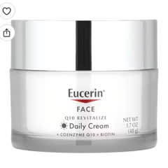Face, Q10 Revitalize Daily Cream, Fragrance Free, 1.7 oz (48 g)
