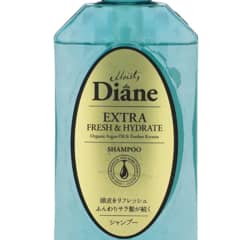 Moist Diane Extra Shine Shampoo Nachfüllpack 330ml – Mit Bio Arganöl & Platin Keratin, Green Tea Set