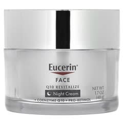 Face, Q10 Revitalize, Night Cream, Fragrance Free, 1.7 fl oz (48 g)