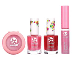 プリティミー はじめてのメイクアップセット、エンジェル、4点セット