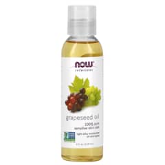 ソリューション,グレープシードオイル, 4液量オンス (118 ml)