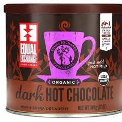 オーガニックダークホットチョコレート、340g（12オンス）