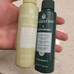 Permanent Haircolor Gel、5Mライト マホガニー チェストナット、135ml