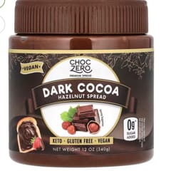 ★cocoa★ ダークココア ヘーゼルナッツ スプレッド、340g（12オンス）