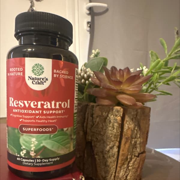 Capsules De Resvératrol – 1500 Mg, Antioxydant, Soutien Cardiaque, Neuves