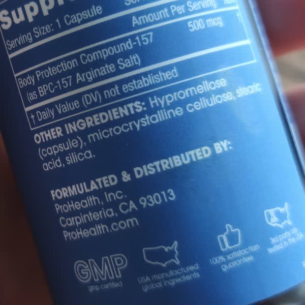 pro health longevity bpc 157 Page 1 - Reviews - ProHealth Longevity, BPC-157, 500 mcg, 60 Capsules