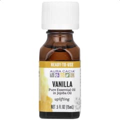 エッセンシャルオイル aya Pure Essential Oil In Jojoba Oil, Vanilla, 0.5 fl oz (15 ml)