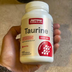 Taurina 1000 mg Alto Dosaggio 100 Capsule Testate in Laboratorio