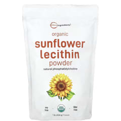 Lécithine De Tournesol Bio Crystal Gourmet - 460 G, Poudre Naturelle, Idéale Cuisine Healthy