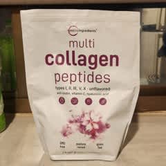 Complexe De Peptides De Collagène Hydrolysé - Types I, II, III, V, X - 1500mg, 60 Gélules, Pour Peau, Cheveux, Articulations