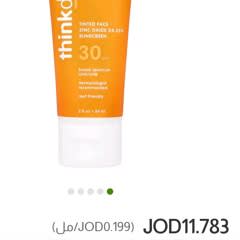 シンクデイリー、ティントフェイス酸化亜鉛サンスクリーン、SPF数値30