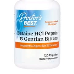 健康・医学 BABBO ベタインHCl ペプシン&ゲンチアナビター、120粒