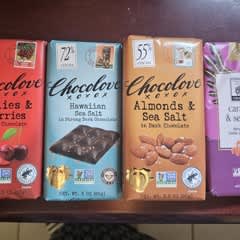 ハワイアン シーソルト イン ストロング ダークチョコレート、90g（3.2