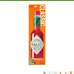 ペッパーソース、クラシック、148ml（5液量オンス）