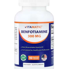 Capsules Benfotiamine 300 Mg + L-lécucine - Équilibre Glycémie - 30/60/120 Pièces