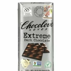 エクストリームダークチョコレート、カカオ含有量88％、90g（3.2オンス）